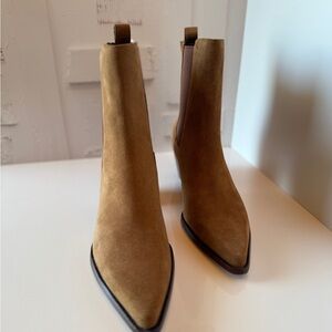 Dolce Vita Shadie H2O Waterproof Suede Ankle Boots | Brown | Size 9